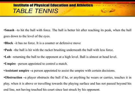a rally of which the result is not scored|P.E. (Table Tennis Basic Terminologies) Flashcards .